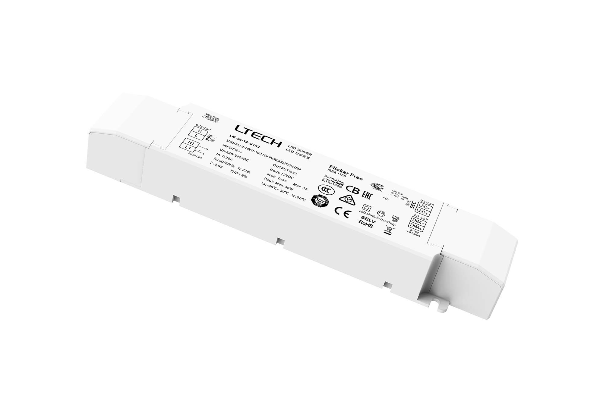 Constant Voltage Drivers LTECH Multi Function Driver